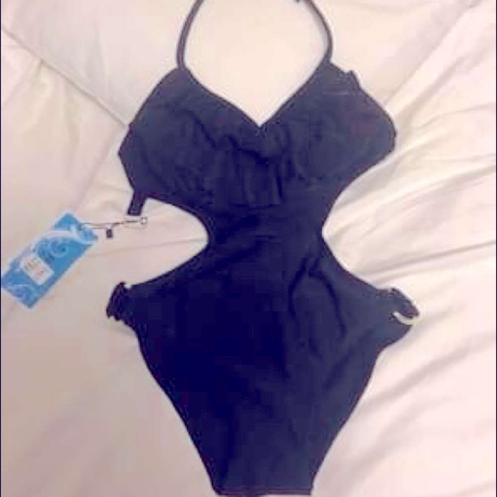 Sexy Medium Black monokini